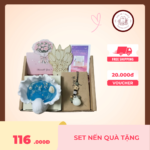 set quà tặng nến vỏ sò