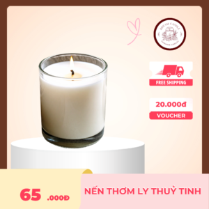 nến thơm trang trí cao cấp, sáp Đậu nành