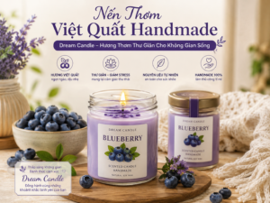 nến thơm blueberry