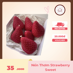 nến thơm strawberry sweet