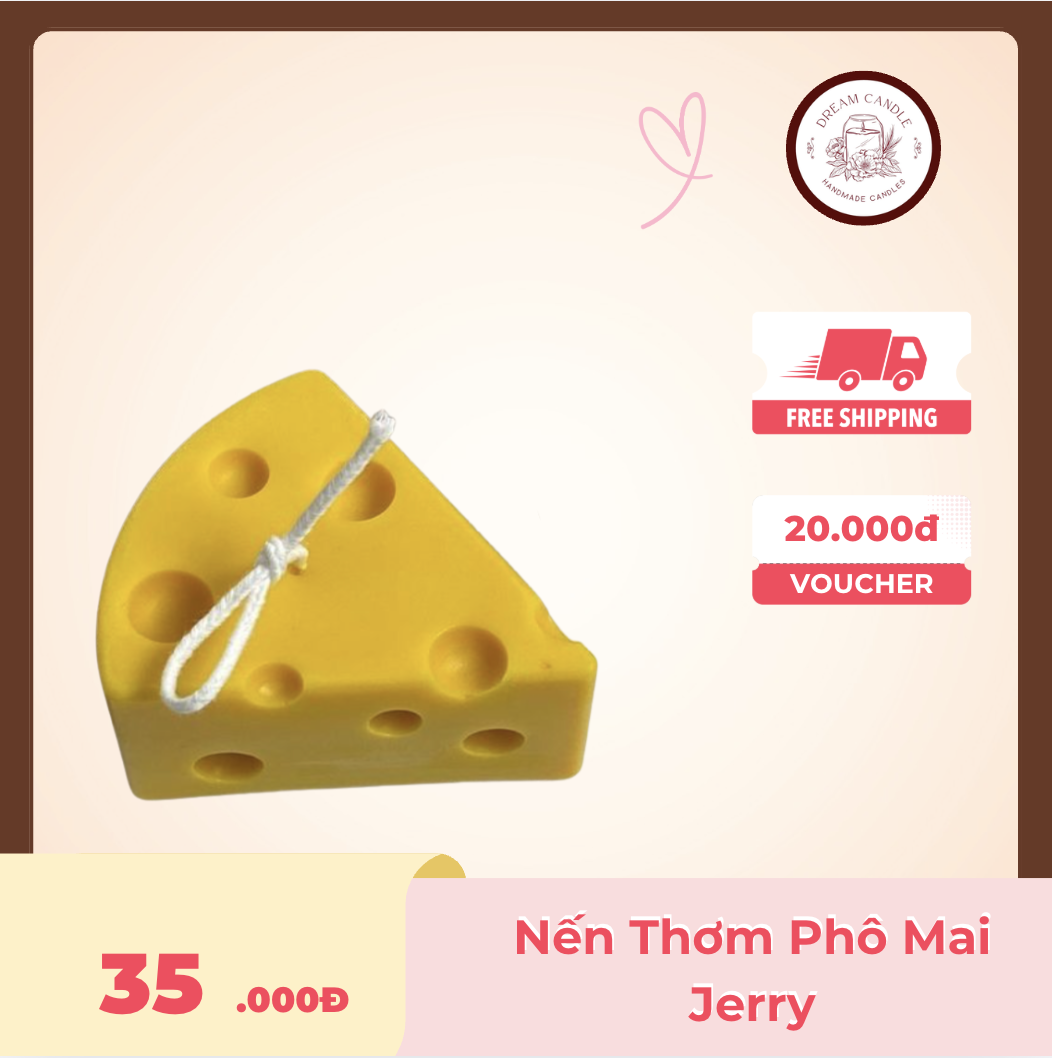 nến thơm phô mai jerry