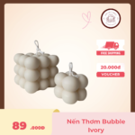 nến thơm bubble ivory