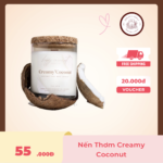 nến thơm creamy coconut