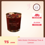 nến thơm christmas tree & lemon