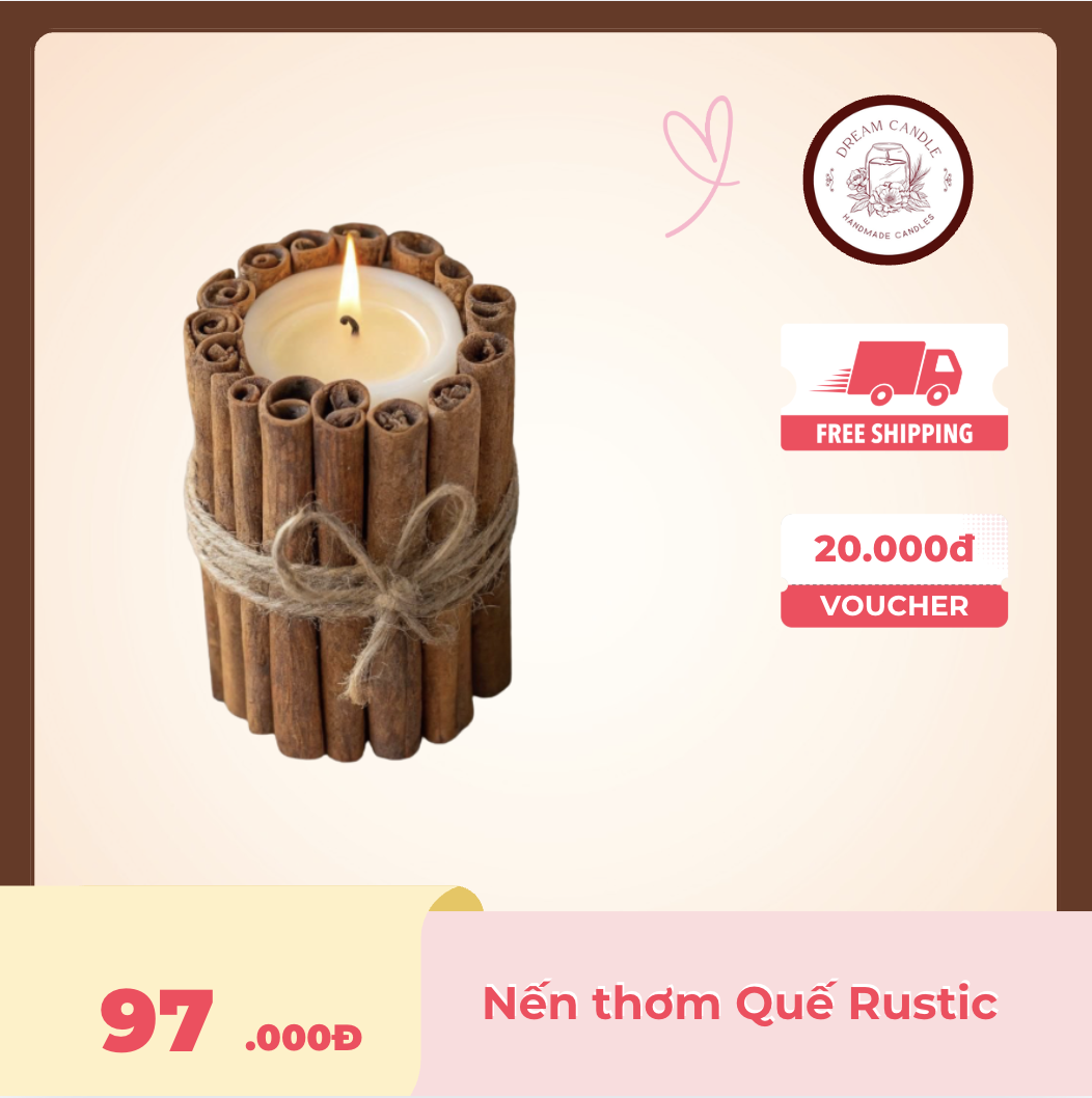 nến thơm hương quế